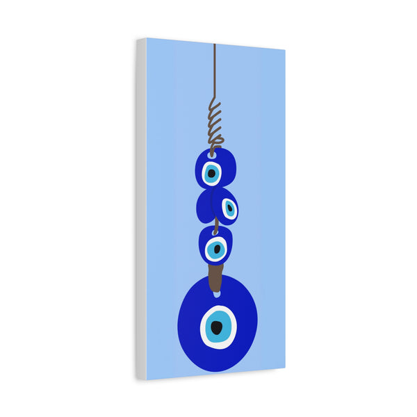 Evil Eye Wall Art Canvas - 1.25" Stretched Matte Decor