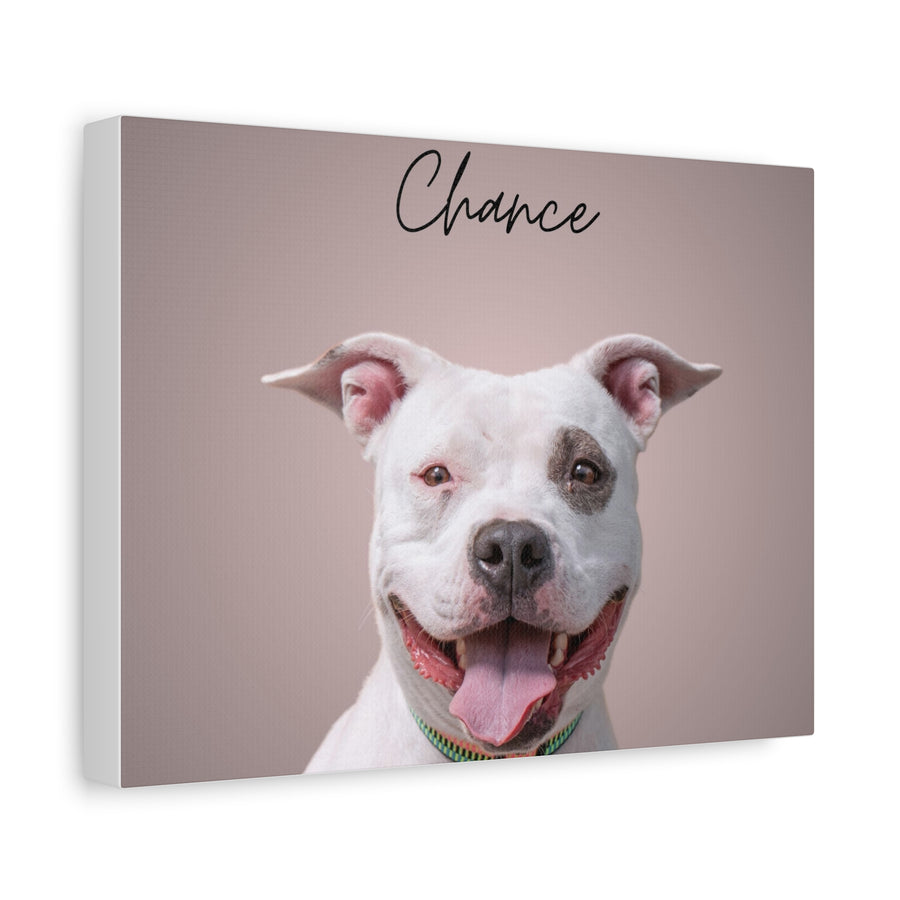 Personalized Dog Portrait Canvas - Chance