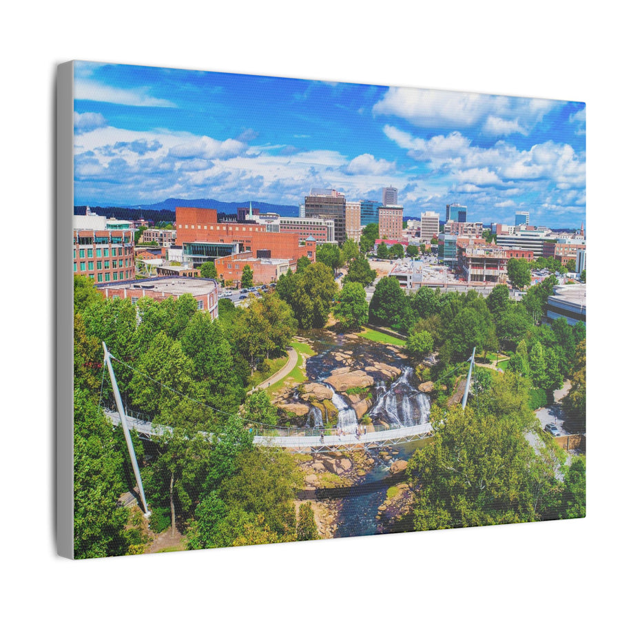 Scenic City Landscape Canvas Print - Multi-Size Wall Art