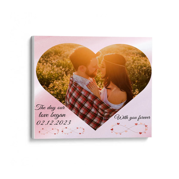 canvas custome The day our love began