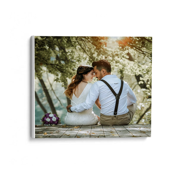 canvas custome wedding photo